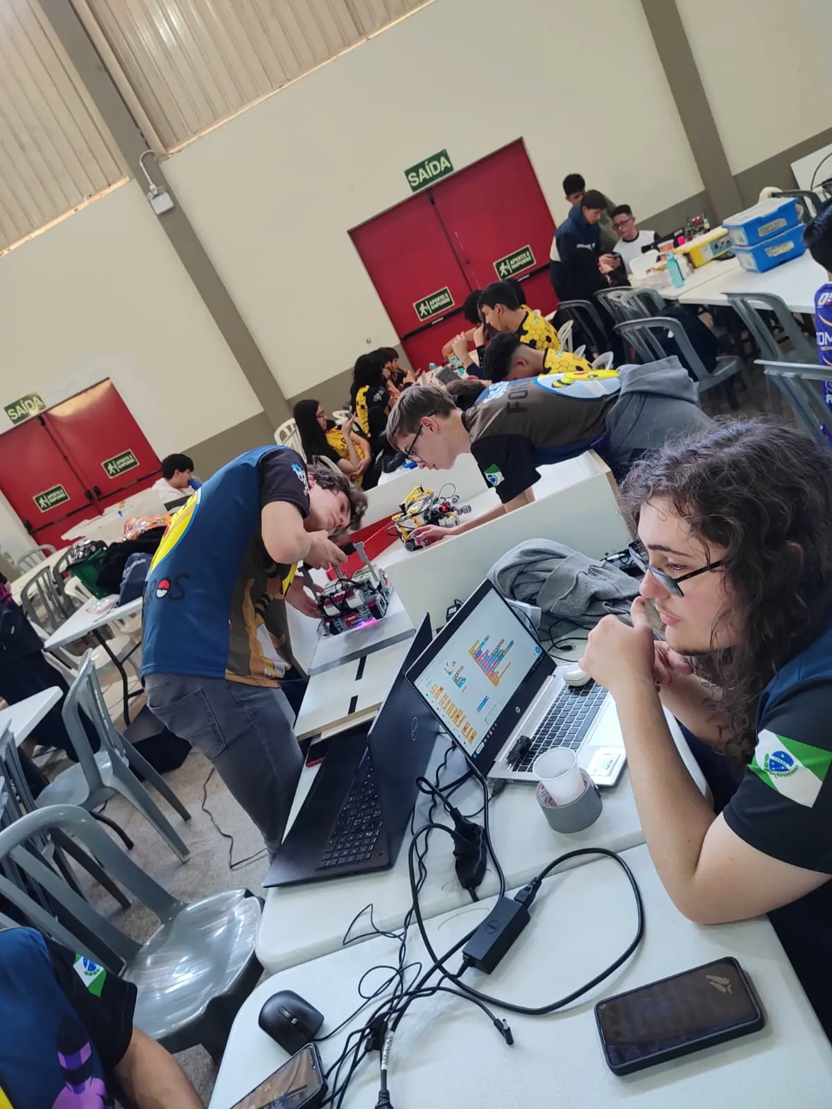 Ampharos trabalhando na OBR